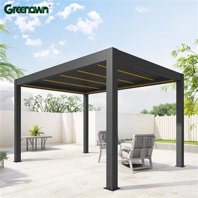 屋外モダンメタルパルゴラ