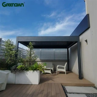 屋外プライバシーパーゴラ