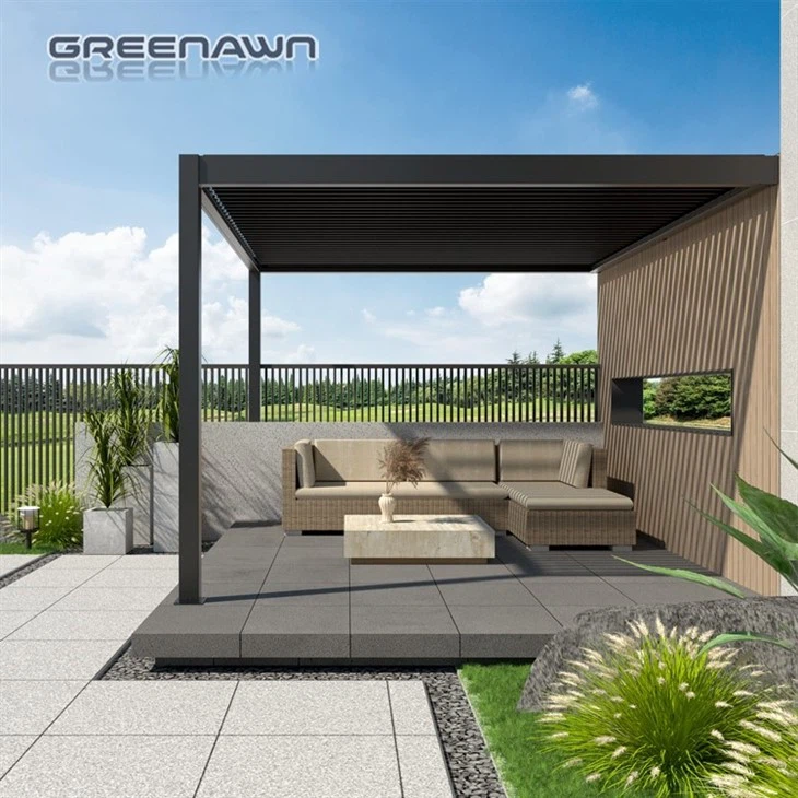 Motorized Louvered Pergola Modern Pergola Attached To House